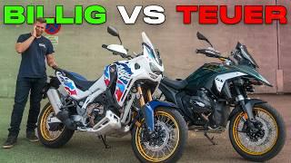 BMW R 1300 GS 2024 VS HONDA AFRICA TWIN ADVENTURE SPORTS 2024 MOTORRAD TEST