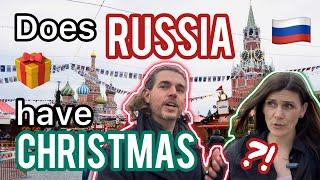 RUSSIANS Don't Say Merry CHRISTMAS ?! What do Russians do in MOSCOW in Winter ?! #redsquare