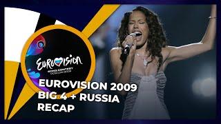 Eurovision 2009 | Big 4 + Russia | RECAP