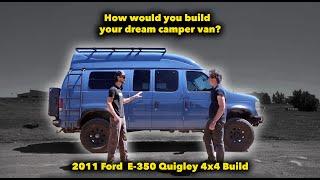 The Ultimate Van Build for Capability and Comfort? 2011 Ford E-350 Quigley 4x4 Conversion