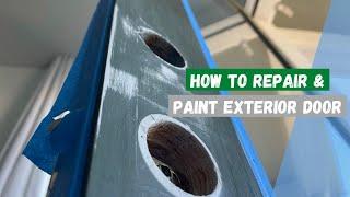 How To Repair & Paint Exterior Paint.  #handyman #diy #howto #tutorial #paintingtips