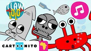 Zombies Friends  Fun Dance with Sea Animals  | Songs for Kids | Clawlolo  | Cartoonito Africa