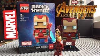 LEGO BrickHeadz 41604 - Железный человек MK50 ОБЗОР