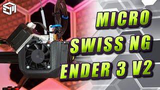 Creality Ender 3 V2 - Direct Drive MicroSwiss NG Installation With CR-Touch and Jyers Firmware!