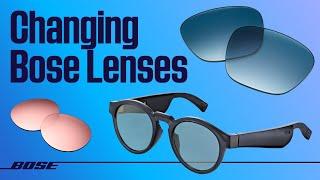 Bose Frames – Changing Bose Lenses