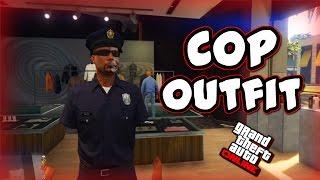 GTA ONLINE: "NEW" POLICE OUTFIT + INVISIBLE ARMS GLITCH! AFTER PATCH 1.36