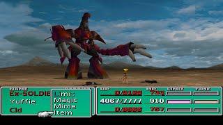 Final Fantasy VII - Yuffie kills Ruby Weapon while sleepwalking