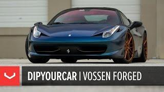 DipYourCar | Ferrari 458 | Peelable Paint for Vossen Wheels (4K)