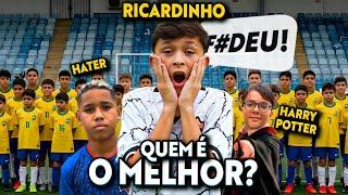 RICARDINHO ENFRENTOU TODOS NO FUTEBOL PRA VER QUEM É O MELHOR JUVENIL DO VOSSO CANAL!!