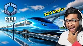 FASTEST TRAIN IN CITIES SKYLINES 2 DUBAI CITY !