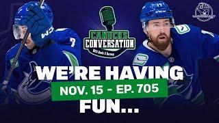 We're having fun | Canucks Conversation Live