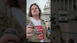 Antiwar veterans break through Capitol barricades to protest Trump’s military parade