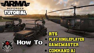 ARMA REFORGER 1.2 TUTORIAL | Command Ai | Single Player | Use GameMaster