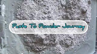 TikTok Live, Thick Paste Squeezing & Hand Mixing Turning Paste Into Powder Part 3!