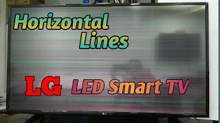 How to Fix Horizontal Lines on the Screen, LG LED Smart TV (Tagalog)