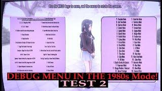 (FIXED) Debug/easter egg menu in 1980s mode (Test 2) | Yandere Simulator 1980s Mode