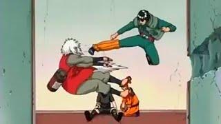 Guy menendang Jiraiya (Sub Indo)