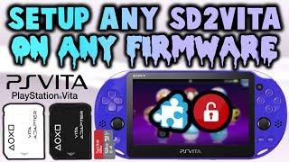 PS Vita Setup SD2Vita On Any Firmware! 2019 Guide!