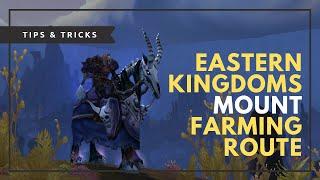 Skeleton Horses EVERYWHERE! Eastern Kingdoms Mount Farming Route | WoW BFA