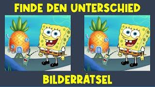 Spongebob Schwammkopf Quiz Finde den Fehler im Bild - Bilder Rätsel