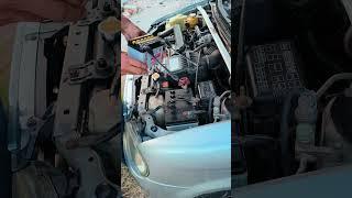 Motorcycle Battery Try Jumper To Car Battery #hack #shorts #diy