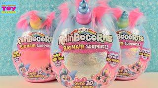 Rainbocorns Big Hair Surprise Biggest Plush Unboxing Yet Review | PSToyReviews