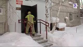 В Сургуте из-за нарушения эксплуатации электрооборудования загорелась сауна (ТВ "Сургут 24")