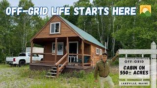 Cabin & 550± Acres of Off-Grid Wilderness | Maine Real Estate