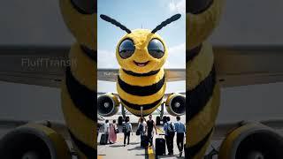Bee International Flight! Welcome Aboard! ️🟡#funny #bee #cute #travel