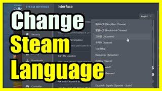 How to Change the Language on STEAM back to English (Language Tutorial)