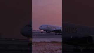 Breathtaking Emirates Airlines A380 Takeoff | Ultimate Aviation Experience!️ #takeoff #aviation