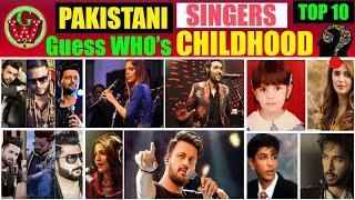 Top 10 Pakistani Singers | Who Had Shocking Childhood | Guess the names?? (Challenge)