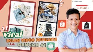 SIMPEL !! Cara Buat Video Promosi Produk Affiliate Pakai AI