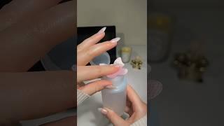 ASMR nail cleaning routine 🫧 #nailcleaning #asmr #nailpolish #selfcaretips