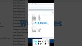 Easy Method to Build WQL Query | SCCM