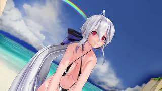 【MMD R-18】 Haku Cloth bikini Dark Sea Adventure