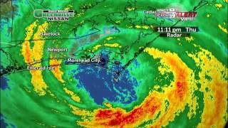 WNCT General News Hurricane Arthur Hits Coast  July 2014