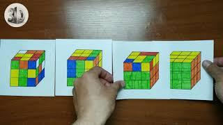 Very easy LiveHack with kubik rubik's !! // Это круто !!! Kubik Rubik yig'ishni eng oson usuli 