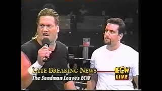 Breaking News: Sandman Leaves ECW (1998)