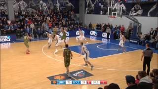 Artem Butskyi makes winning three-pointer