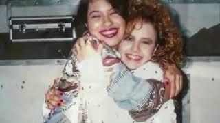 Selena Quintanilla kissing her fans - Besitos rare pictures