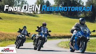 Womit reist man am besten? Reiseenduro, Sporttourer oder Crossover - Suzuki GX vs GT vs V-Strom 1050