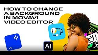 How to Remove Background without Green Screen in Movavi 2023 (for BEGINNERS)