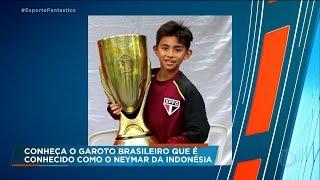 Garoto é conhecido como “Neymar da Indonésia” por talento nos gramados