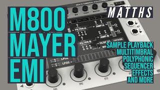 M800 R2 extended Virtual Analog Synthesizer Eurorack Version by Mayer EMI