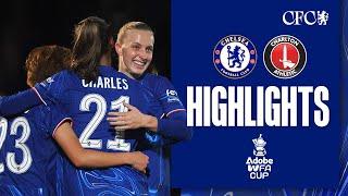 Chelsea Women 4-0 Charlton Athletic | FA Cup HIGHLIGHTS & MATCH REACTION | 24/25