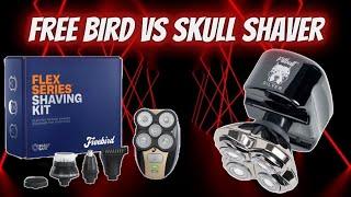 Comparing The Free Bird Flex Series Shaving Kit vs Skull Shaver Pitbull Silver