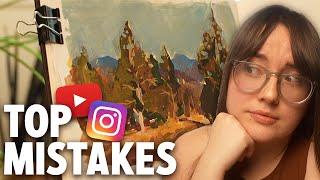 These mistakes will HOLD YOU BACK from growing your art on social media