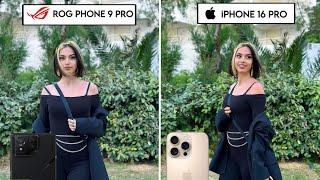 Asus Rog Phone 9 Pro Vs iPhone 16 Pro Camera Test & Comparison