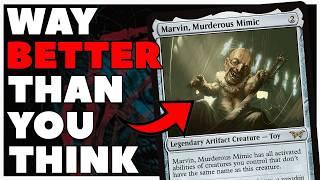 WHY I think Marvin Murderous Mimic is the best new addition to Commander Decks  #edh